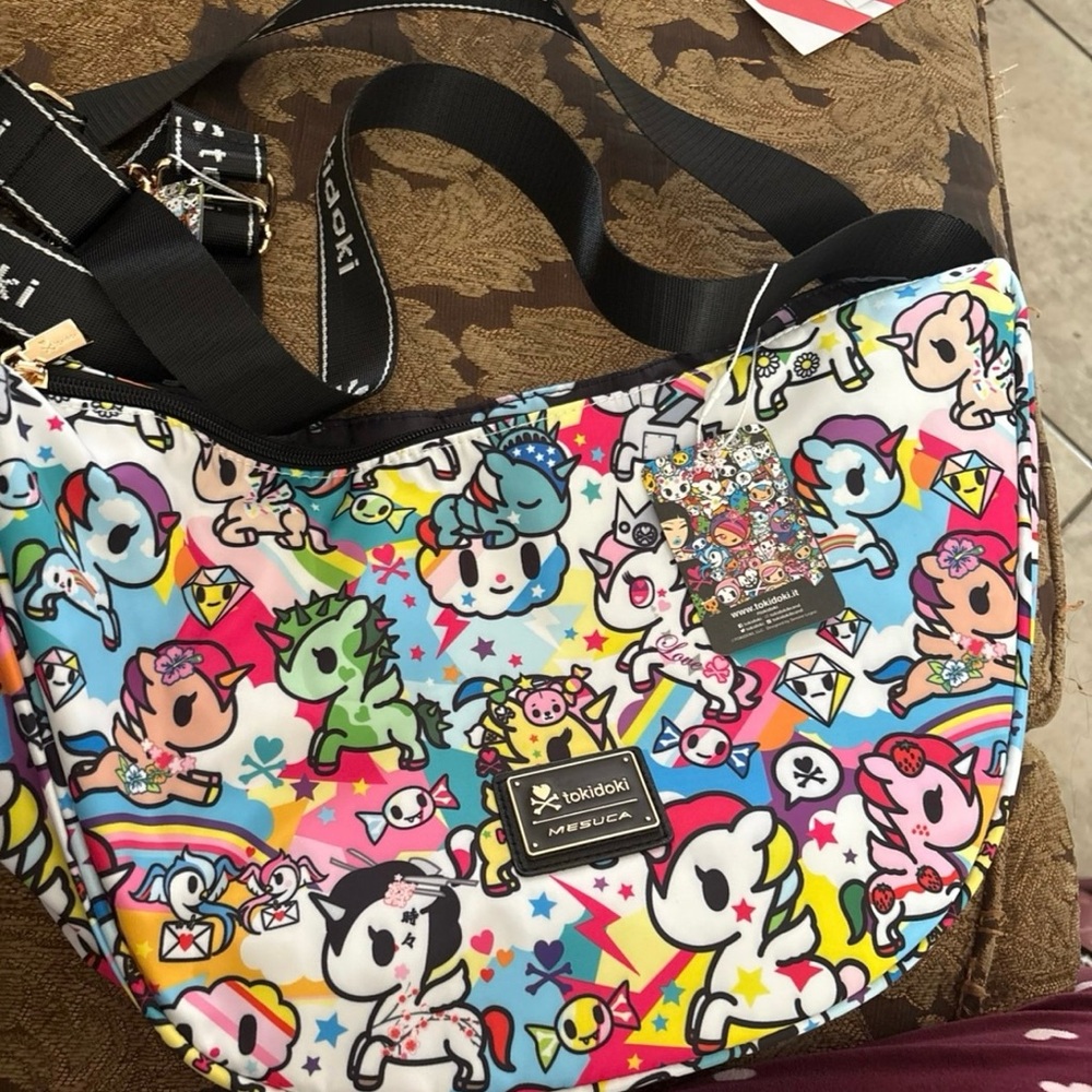Tokidoki Colorful Character Shoulder Bag